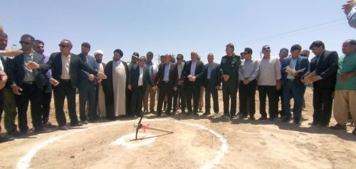 کلنگ زنی بزرگترین طرح تولیدی خوراک دام و طیور کشور در شهرک صنعتی چرام+عکس