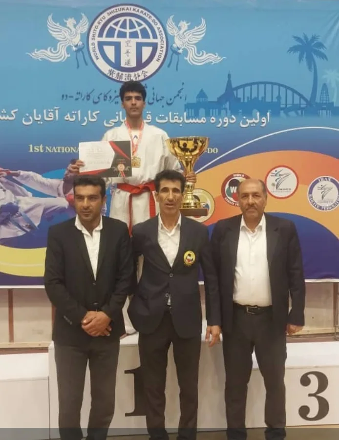 کسب مدال طلا در مسابقات شیتوریو شیزوکای کشوری در استان خوزستان؛