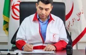تجدیدمیثاق رئیس جمعیت هلال احمر با آرمانهای رهبرشهید