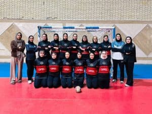 قهرمانی بانوان شهرستان چرام در مسابقات هندبال بزرگسالان استان کهگیلویه و بویراحمد