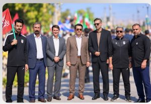 هیئت فوتبال استان کهگیلویه و بویراحمد در رزمایش بزرگ جانفدایان ایران