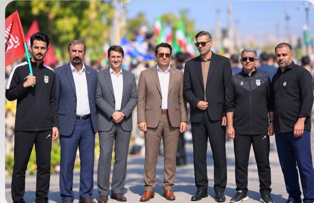 حضور مجموعه هیئت فوتبال استان کهگیلویه و بویراحمد در رزمایش بزرگ جانفدایان ایران