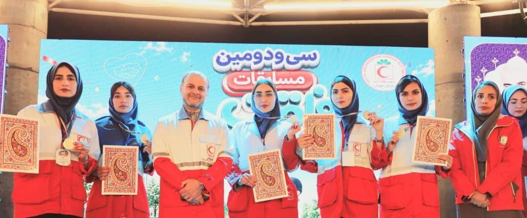 درخشش جوانان جمعیت هلال احمر کهگیلویه وبویراحمددر مسابقات کشوری رقابت مهر